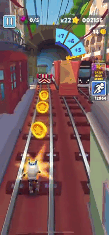 Subway Surfer gameplay